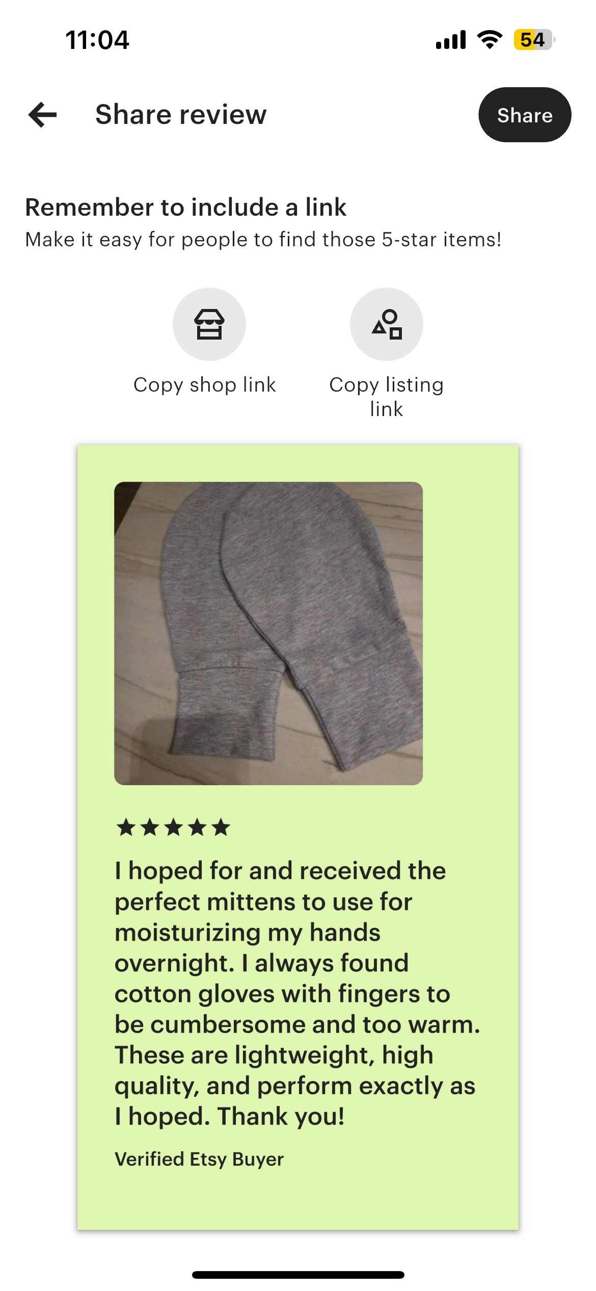 Organic Cotton Eczema Mittens, Sensitive Skin Gloves