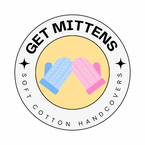 Stop Itching Organic Cotton Eczema Mittens/Non Allergy Clothing Mitts