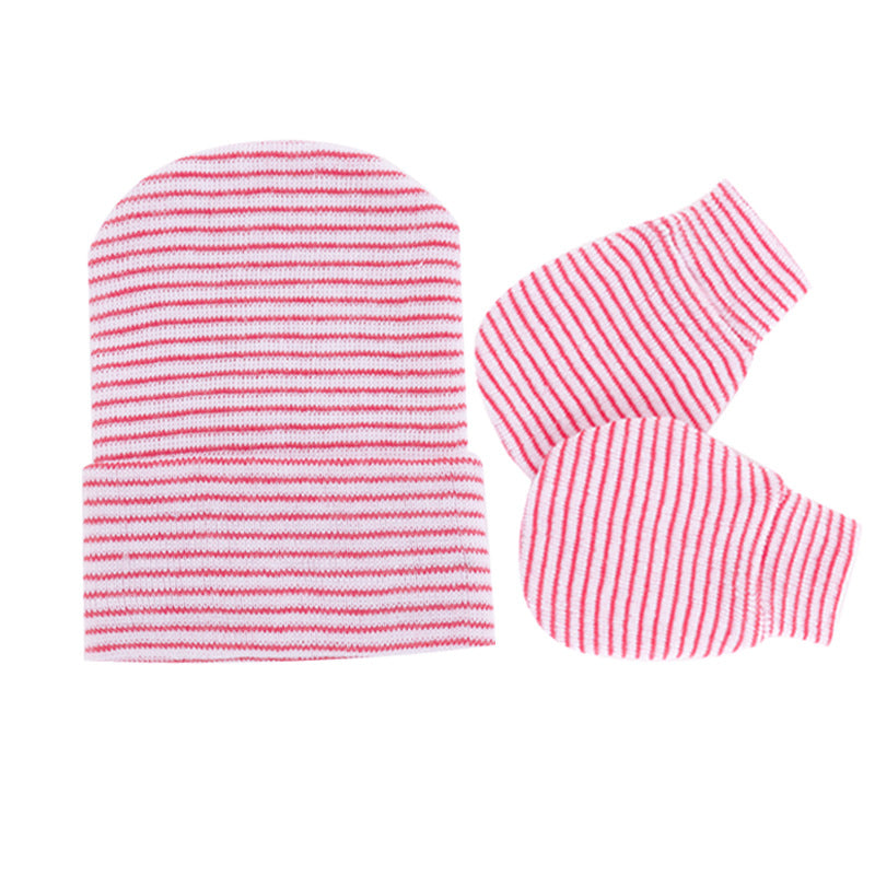 Bring Baby Home Newborn Hat and No scratch Mittens 2-piece Set
