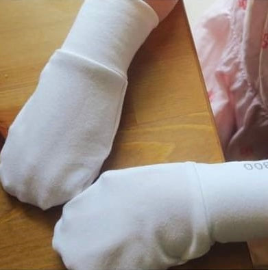 Organic Cotton Special Needs Mittens:Eczema Relief, Skin Picking Protection Gloves