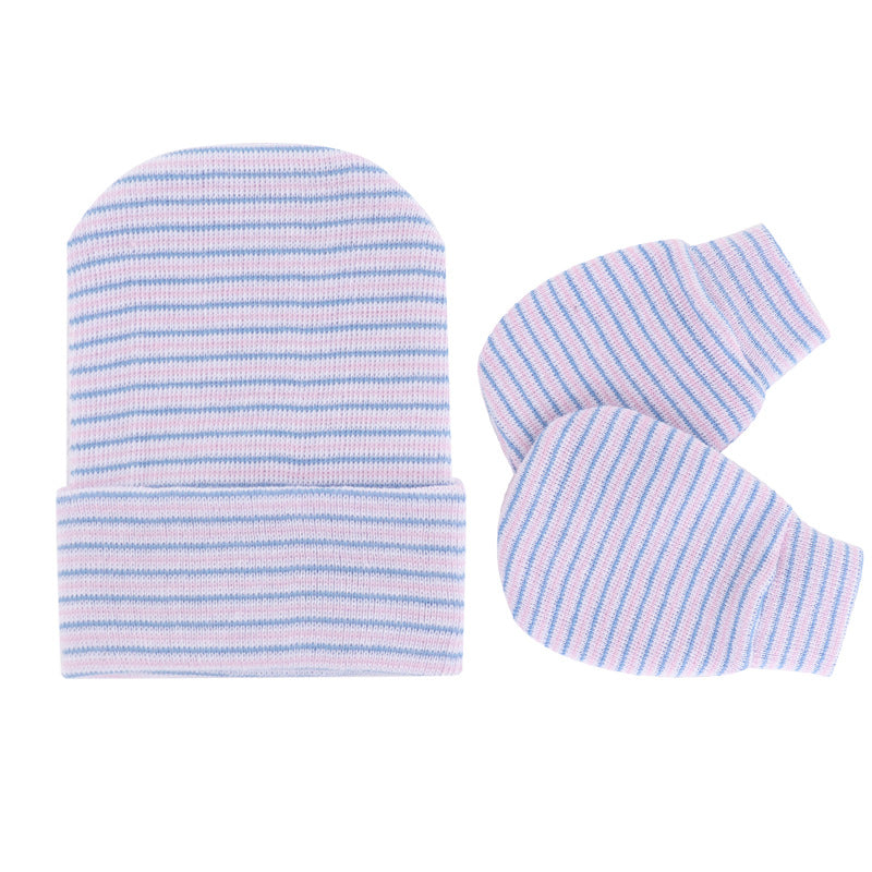 Bring Baby Home Newborn Hat and No scratch Mittens 2-piece Set