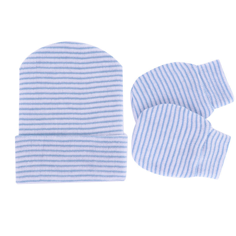 Bring Baby Home Newborn Hat and No scratch Mittens 2-piece Set
