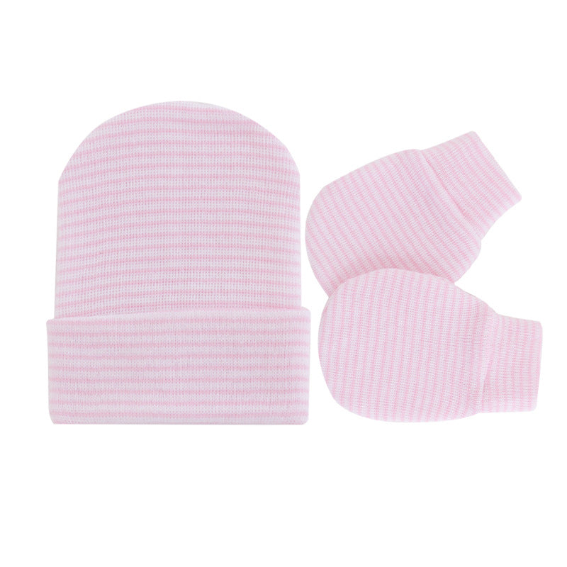 Bring Baby Home Newborn Hat and No scratch Mittens 2-piece Set