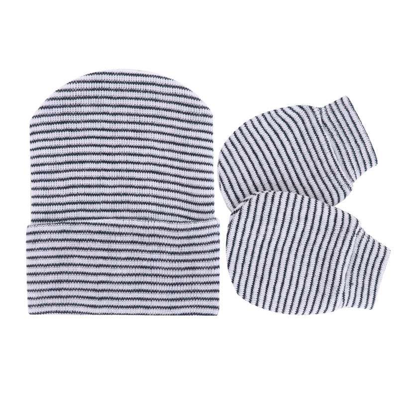 Bring Baby Home Newborn Hat and No scratch Mittens 2-piece Set