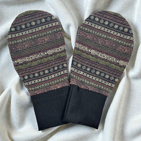 Indoor Cotton No-Scratch Mittens |Eczema,Soft Protective Mitts|