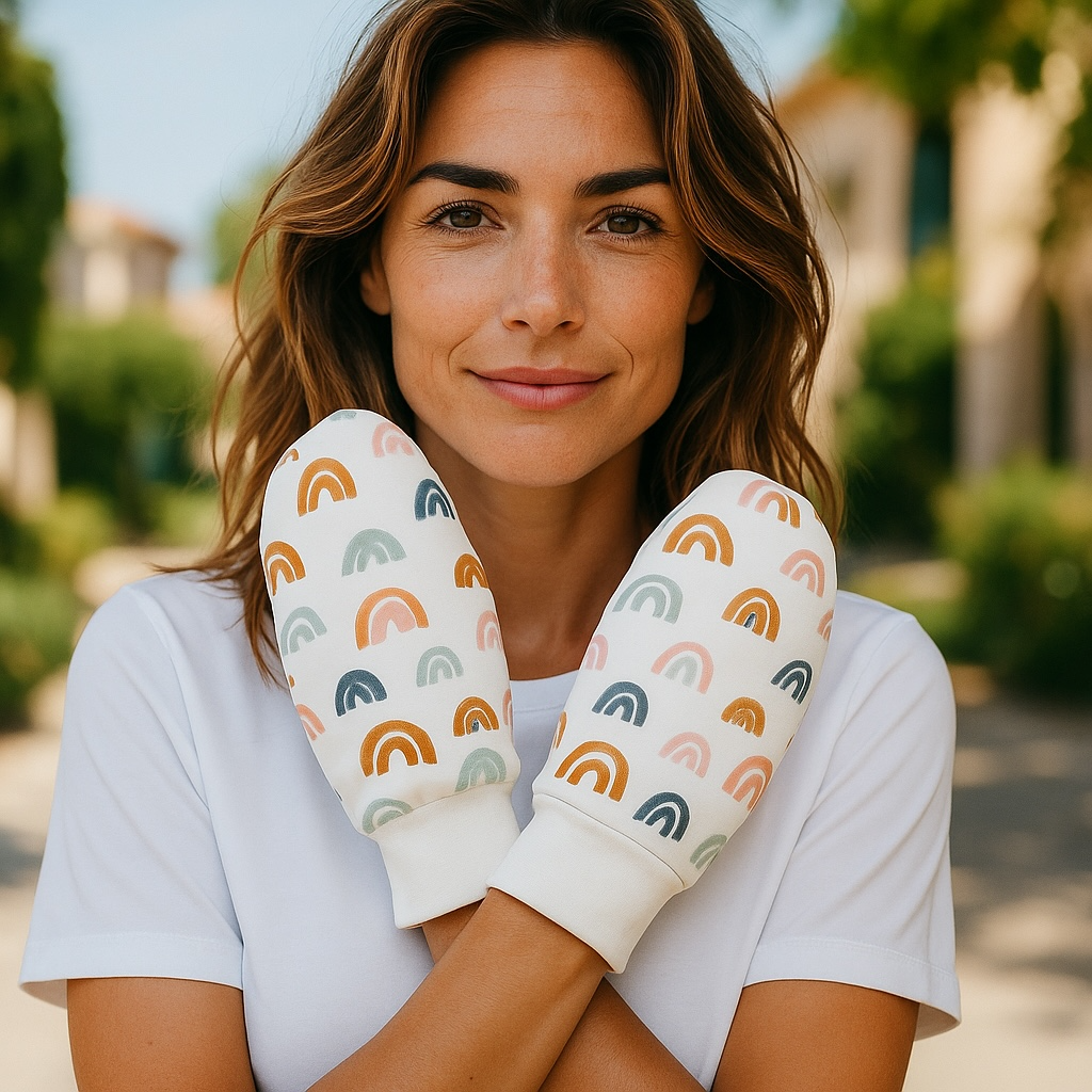 Special Care Mittens for Teens and Kids /Organic Cotton Eczema Hand Covers