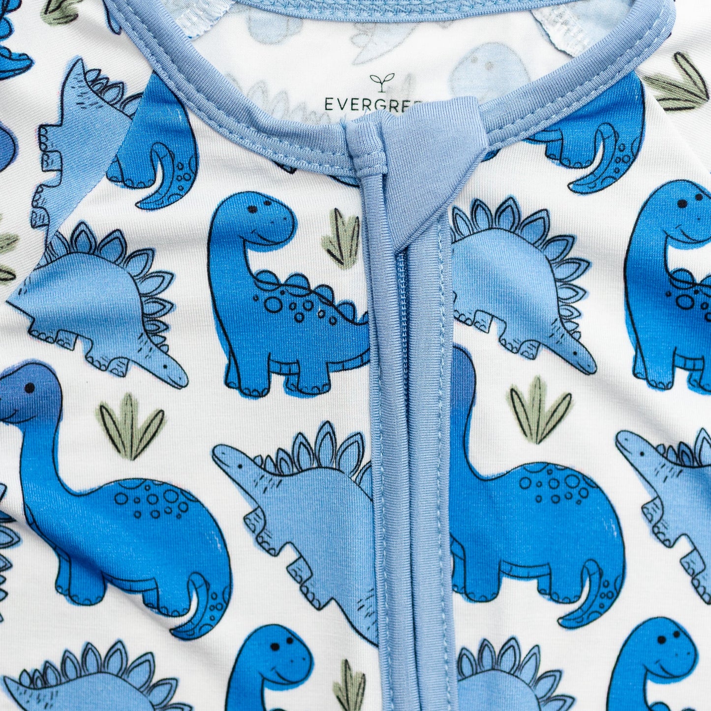 Baby Bamboo Zippered Romper