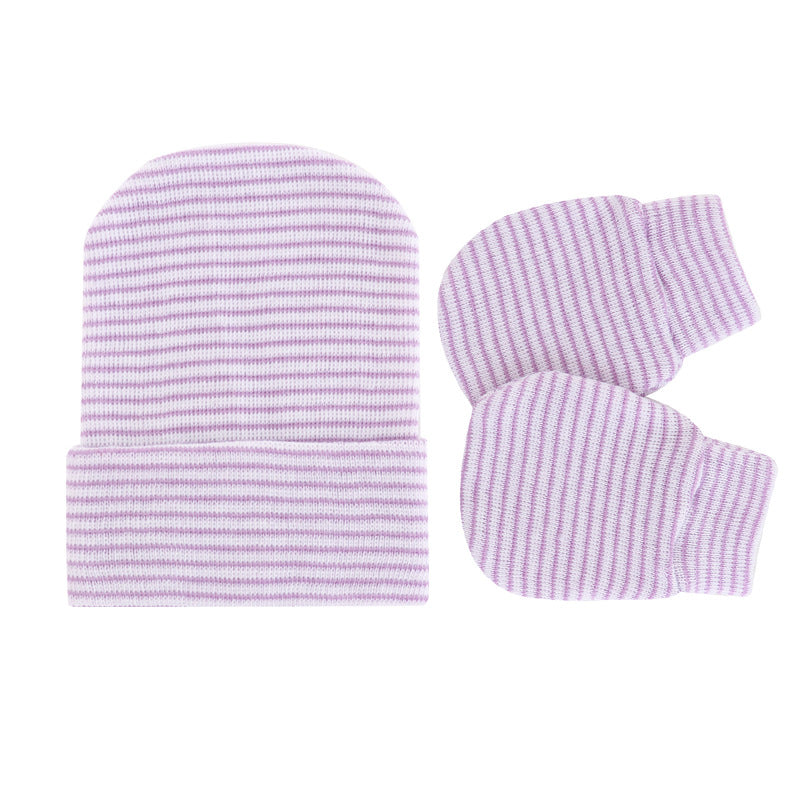 Bring Baby Home Newborn Hat and No scratch Mittens 2-piece Set