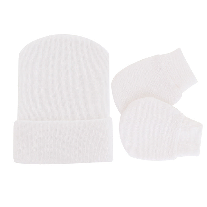 Bring Baby Home Newborn Hat and No scratch Mittens 2-piece Set