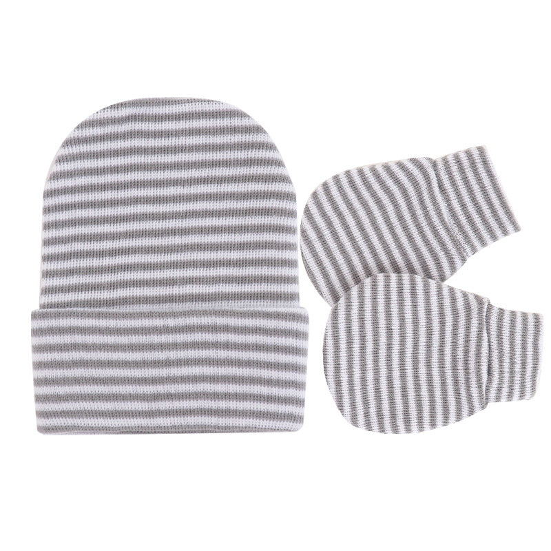 Bring Baby Home Newborn Hat and No scratch Mittens 2-piece Set
